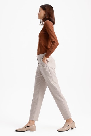 Pantalon standard - Beige et marron