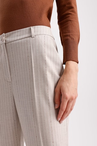 Pantalon standard - Beige et marron
