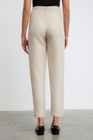 Pantalon droit 7/8  - Beige