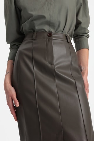 Jupe midi  - Vert