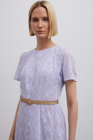 Vestido midi - Lilás - Violeta