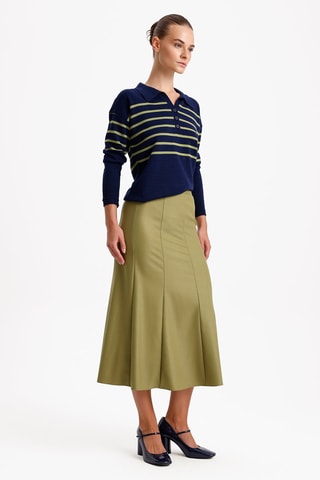 Jupe midi - Vert