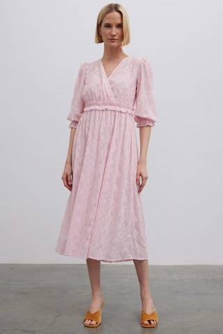 Vestido midi - Rosa