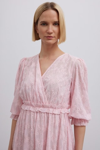 Vestido midi - Rosa