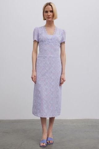 Vestido midi - Violeta