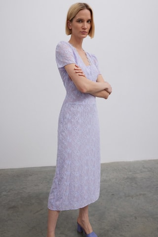 Vestido midi - Violeta