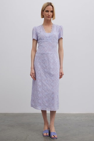 Vestido midi - Violeta