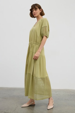 Robe longue - Vert