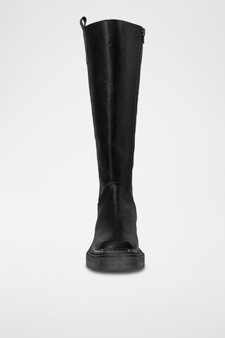 Bottes en cuir Constance - Noir