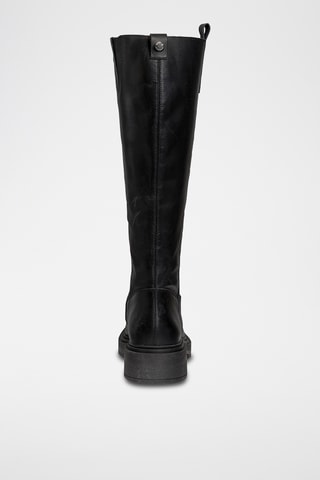 Bottes en cuir Constance - Noir