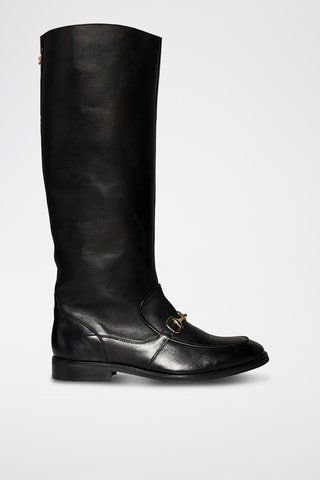 Bottes en cuir Night - Noir