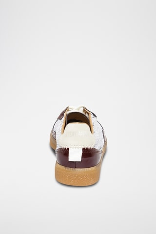 Baskets en cuir verni Jemporia - Bordeaux