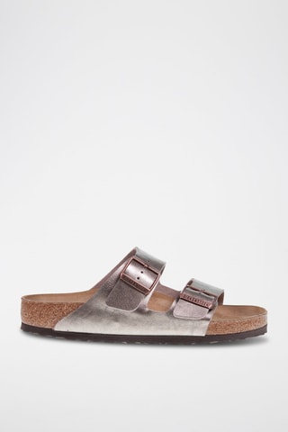 Muiltjes Arizona - Taupe - Smal