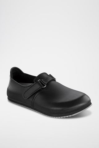 Leren Clogs Linz - Zwart - Smal 