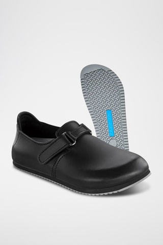Leren Clogs Linz - Zwart - Smal 