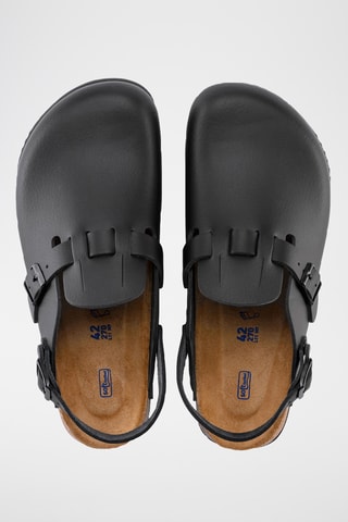 Leren Clogs Kay SL - Zwart - Normaal