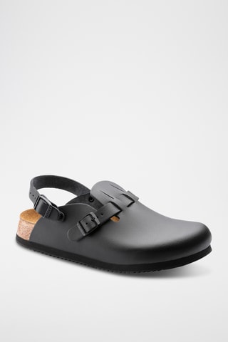 Leren Clogs Kay SL - Zwart - Normaal