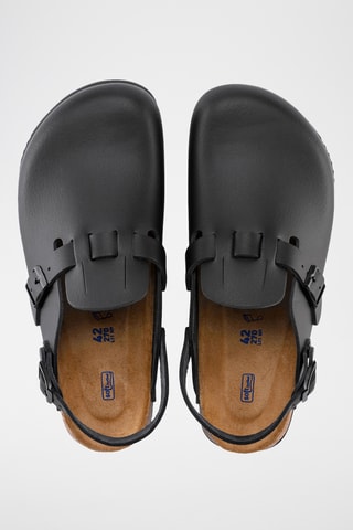 Leren Clogs Kay SL - Zwart - Normaal