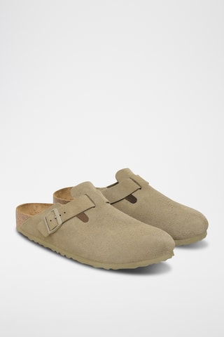 Nubuck Clogs Boston - Kaki - Smal 