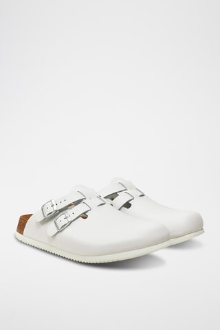 Leren Clogs Kay SL - Wit - Normaal 