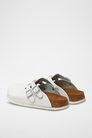 Leren Clogs Kay SL - Wit - Normaal 