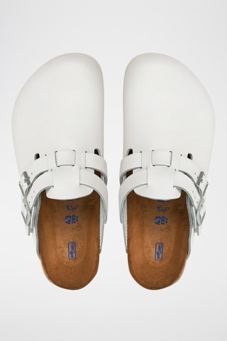 Leren Clogs Kay SL - Wit - Normaal 