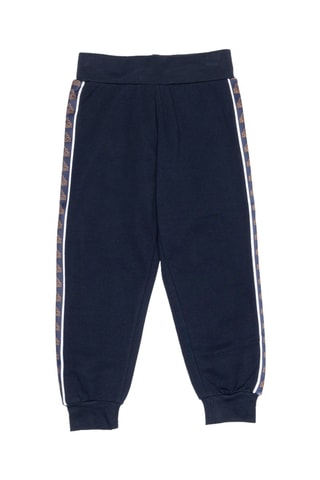 Conjunto de sudadera y pantalón de chándal  - Azul y amarillo