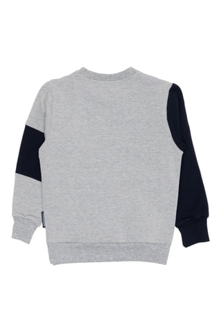 Conjunto de sudadera y pantalón de chándal  - Azul y gris