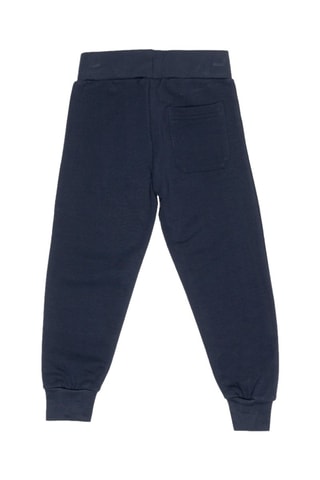Conjunto de sudadera y pantalón de chándal  - Azul y naranja