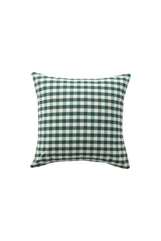 2 Sierkussenslopen Vichy - Groen - 45 x 45 cm - Groen