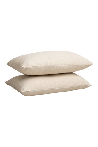 2 Sierkussenslopen - Beige - 45 x 45 cm - Beige