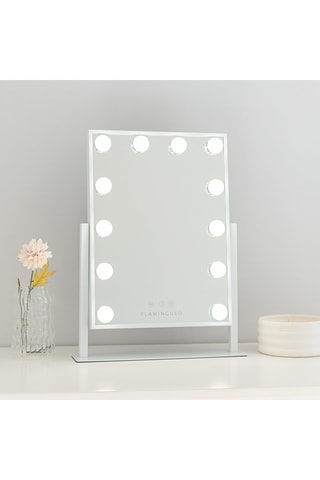 Ledspiegel - 36 x 7 x 47 cm - Wit