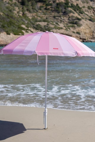 Parasol rond avec pied - Diamètre toile 180 cm