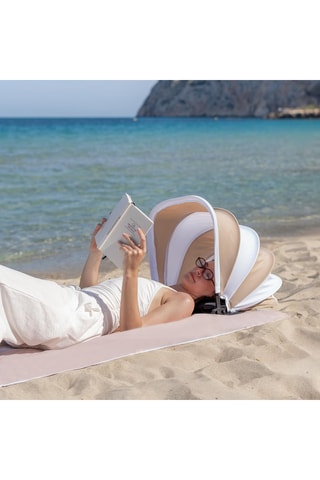 Pare-soleil avec coussin réglable protection UV UPF 50+ - Beige