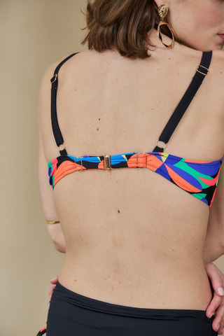 Bikini - Negro y azul rey