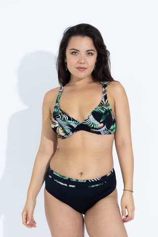 Bikini de talle alto - Negro