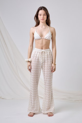Pantalón de playa - Blanco