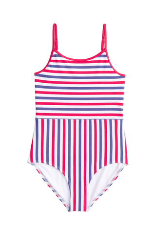 Maillot 1 pièce - Rouge et bleu