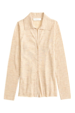 Gilet en mérinos - Beige