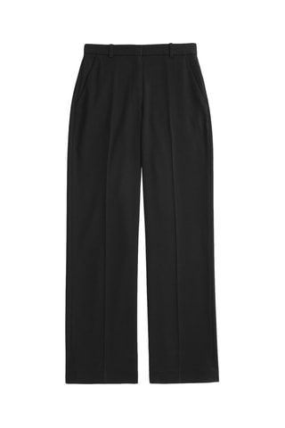 Pantalon wide legs taille haute - Noir
