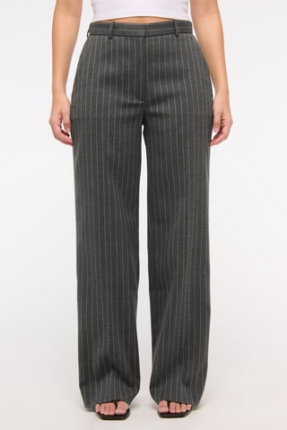 Pantalon wide legs taille haute - Noir
