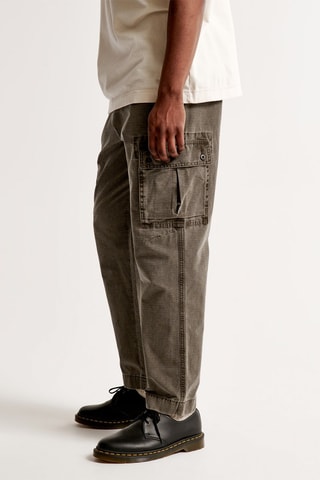 Pantalon cargo - Marron foncé