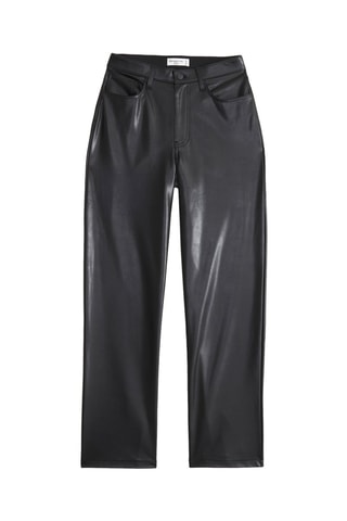 Pantalon loose taille haute - Noir