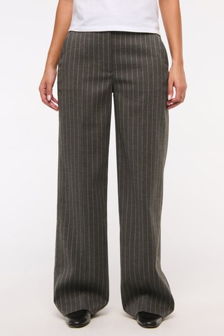 Pantalon wide legs taille haute - Anhtracite