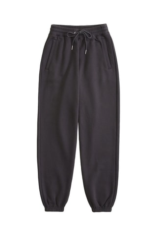 Jogging polaire taille haute - Noir