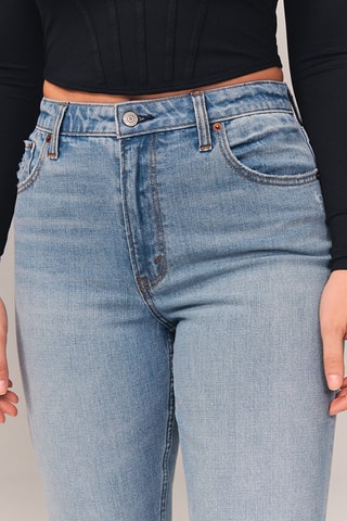 Jean taille haute - Bleu