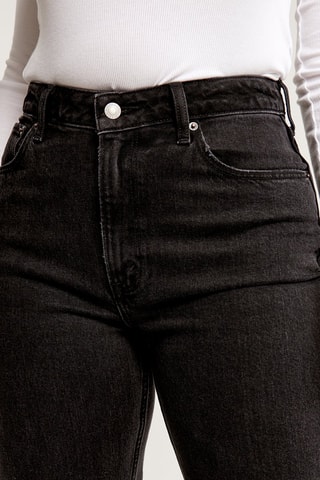 Jean relaxed taille haute - Noir