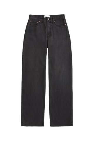 Jean loose taille haute - Noir