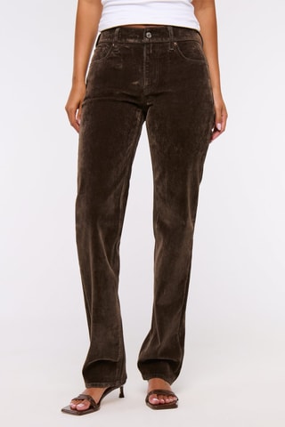 Jean straight - Marron foncé