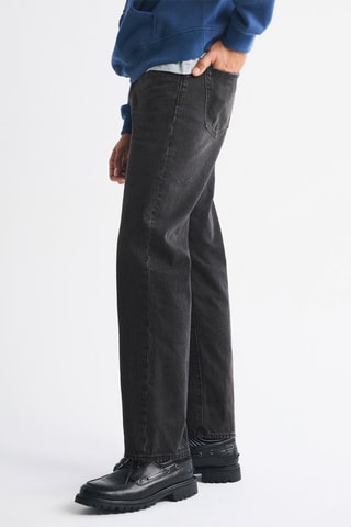 Jean relaxed straight - Noir